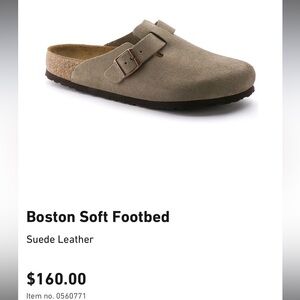 Birkenstock Boston Soft Footbed